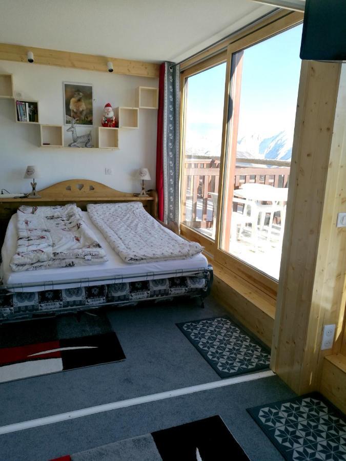 Appartement D'Une Chambre A La Plagne Aime 2000 A 10 M Des Pistes Avec Vue Sur La Ville Et Terrasse Amenagee Macot-la-Plagne Exterior foto